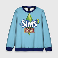 Свитшот детский The Sims 3: Roaring Heights, цвет: 3D-синий