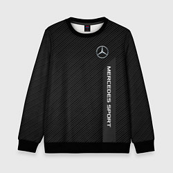 Свитшот детский Mercedes AMG: Sport Line, цвет: 3D-черный