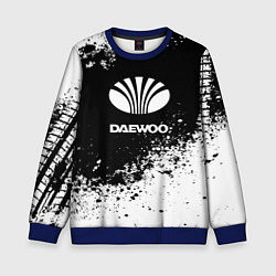Свитшот детский Daewoo: Black Spray, цвет: 3D-синий