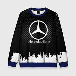 Свитшот детский Mercedes-Benz: Black Side, цвет: 3D-синий