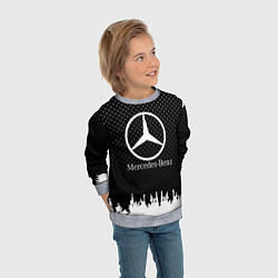 Свитшот детский Mercedes-Benz: Black Side, цвет: 3D-меланж — фото 2