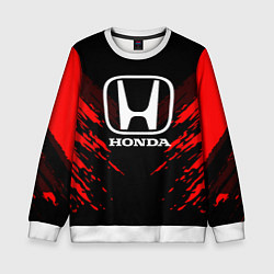 Свитшот детский Honda: Red Anger, цвет: 3D-белый