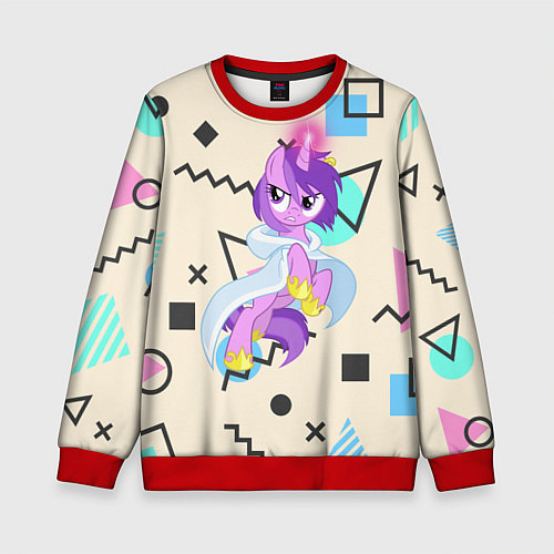 Детский свитшот My Little Pony / 3D-Красный – фото 1