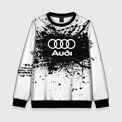 Свитшот детский Audi: Black Spray, цвет: 3D-черный