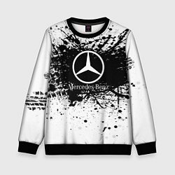 Свитшот детский Mercedes-Benz: Black Spray, цвет: 3D-черный