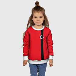 Свитшот детский Турция, цвет: 3D-белый — фото 2