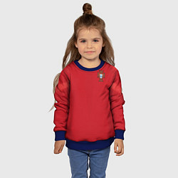 Свитшот детский Португалия: ЧМ-2018, цвет: 3D-синий — фото 2