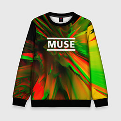 Свитшот детский Muse: Colour Abstract, цвет: 3D-черный