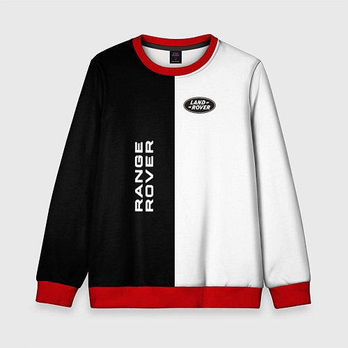 Детский свитшот Land Rover: Range Rover / 3D-Красный – фото 1