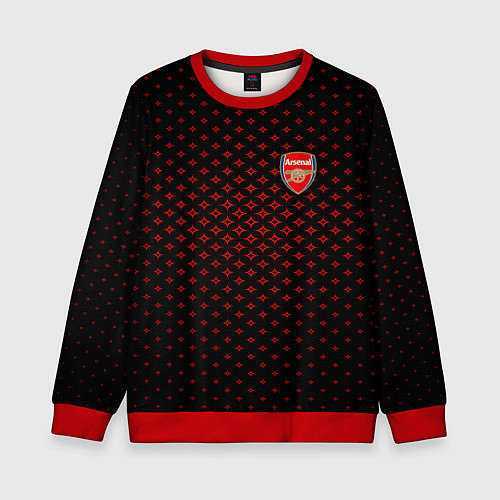 Детский свитшот Arsenal: Sport Grid / 3D-Красный – фото 1