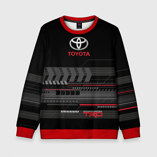 Детский свитшот Toyota TRD / 3D-Красный – фото 1