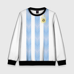 Свитшот детский Сборная Аргентины, цвет: 3D-черный