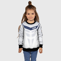 Свитшот детский N7: White Armor, цвет: 3D-черный — фото 2