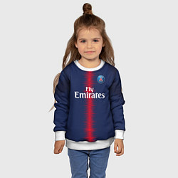 Свитшот детский FC PSG: Home 18-19, цвет: 3D-белый — фото 2