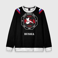 Свитшот детский MMA Russia, цвет: 3D-белый