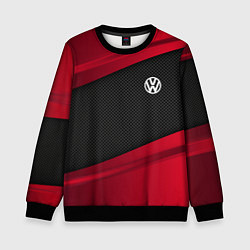 Свитшот детский Volkswagen: Red Sport, цвет: 3D-черный