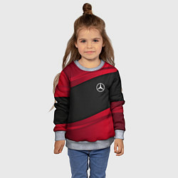 Свитшот детский Mercedes Benz: Red Sport, цвет: 3D-меланж — фото 2