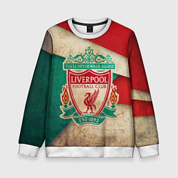 Свитшот детский FC Liverpool: Old Style, цвет: 3D-белый