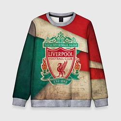 Свитшот детский FC Liverpool: Old Style, цвет: 3D-меланж