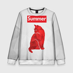 Детский свитшот Summer Cat