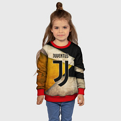 Свитшот детский FC Juventus: Old Style, цвет: 3D-красный — фото 2