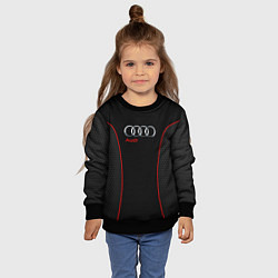 Свитшот детский Audi Style, цвет: 3D-черный — фото 2
