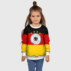 Свитшот детский Немецкий футбол, цвет: 3D-белый — фото 2