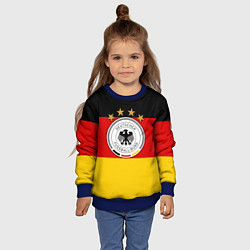 Свитшот детский Немецкий футбол, цвет: 3D-синий — фото 2
