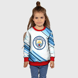 Свитшот детский Manchester city, цвет: 3D-красный — фото 2