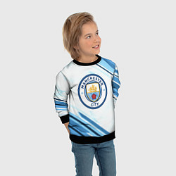 Свитшот детский Manchester city, цвет: 3D-черный — фото 2