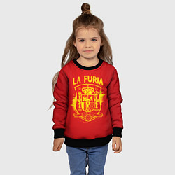 Свитшот детский La Furia, цвет: 3D-черный — фото 2