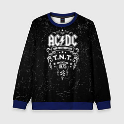 Свитшот детский AC/DC: Run For Your Life, цвет: 3D-синий