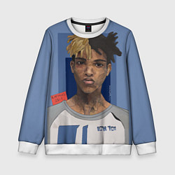 Свитшот детский XXXTentacion Art, цвет: 3D-белый