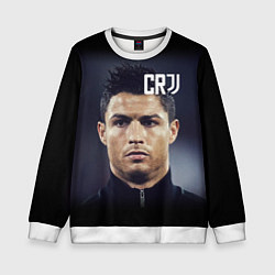 Свитшот детский RONALDO CR7, цвет: 3D-белый