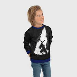 Свитшот детский Dark Souls: Howling Wolf, цвет: 3D-синий — фото 2