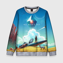 Свитшот детский No Man’s Sky: Atlas Rises, цвет: 3D-меланж