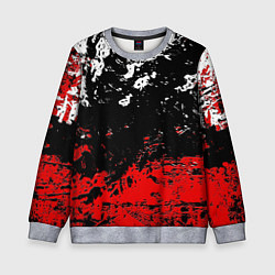 Свитшот детский Брызги красок, цвет: 3D-меланж