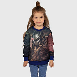 Свитшот детский Merciless Predator, цвет: 3D-синий — фото 2
