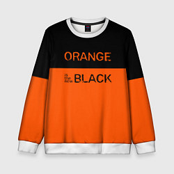 Свитшот детский Orange Is the New Black, цвет: 3D-белый