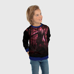 Свитшот детский Slender: Dark Wood, цвет: 3D-синий — фото 2