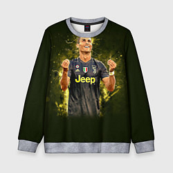 Свитшот детский Ronaldo: Juve Sport, цвет: 3D-меланж