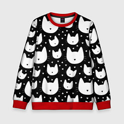 Детский свитшот Love Cats Pattern