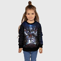 Свитшот детский Overlord, цвет: 3D-черный — фото 2
