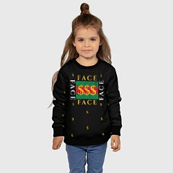 Свитшот детский FACE GG Style, цвет: 3D-черный — фото 2