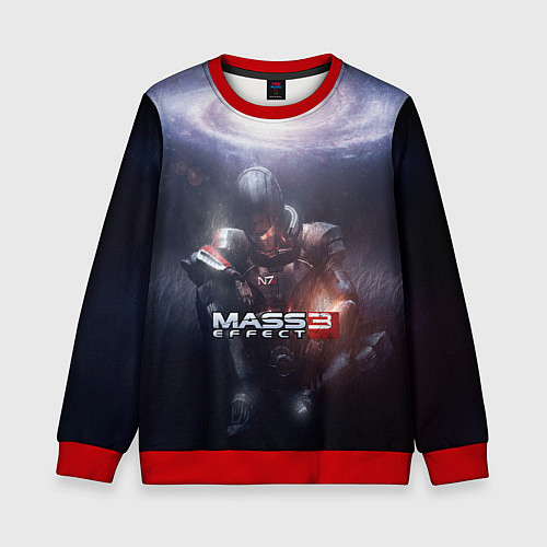 Детский свитшот Mass Effect 3 / 3D-Красный – фото 1