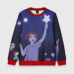 Свитшот детский Звезда, цвет: 3D-красный