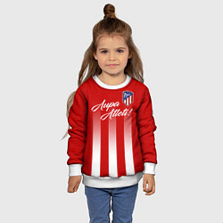 Свитшот детский Aupa Atleti, цвет: 3D-белый — фото 2