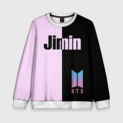 Свитшот детский BTS Jimin, цвет: 3D-белый