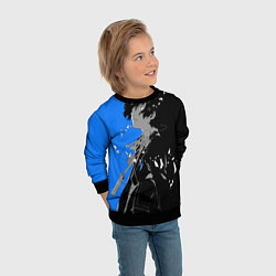 Свитшот детский Makoto Yuki: Persona 5, цвет: 3D-черный — фото 2