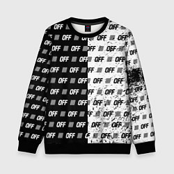 Детский свитшот Off-White: Black & White